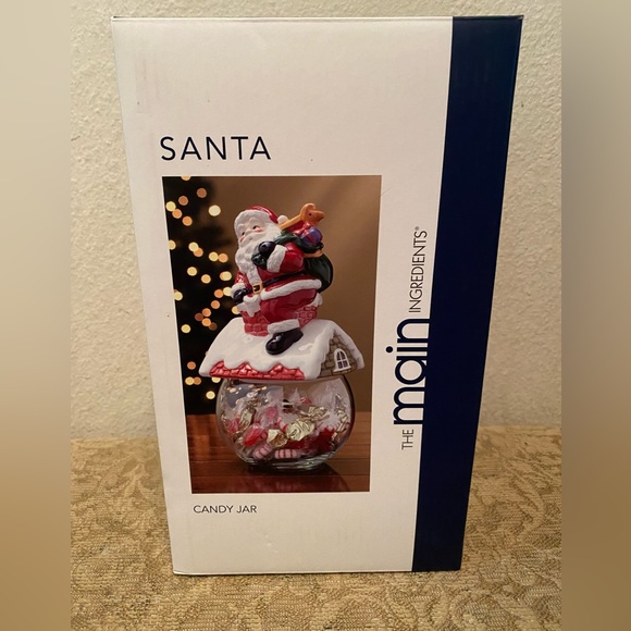 The Main Ingredient Santa Candy Jar New - Picture 1 of 10